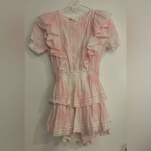 LOVE SHACK FANCY Natasha Heritage Mini Dress.